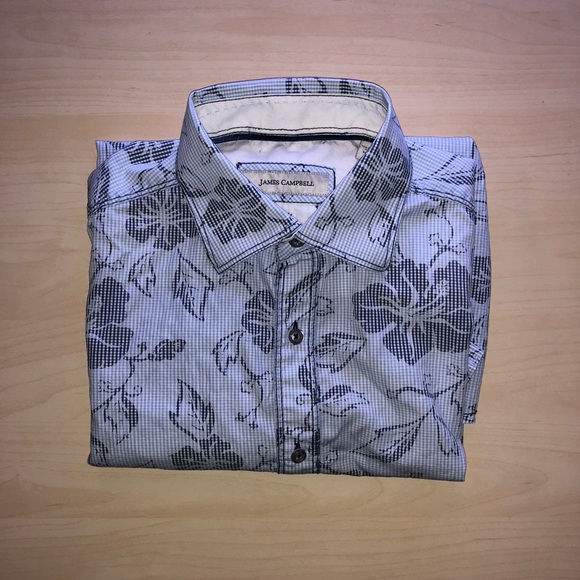 James Campbell Floral Button Down Shirt - Picture 1 of 5